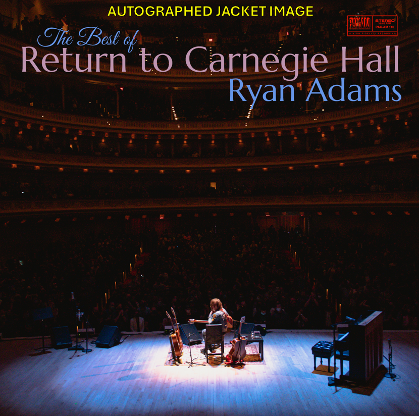 Ryan Adams - The Best Of Return To Carnegie Hall LACQUER (Disc One, Side A, 1/1, Autographed)