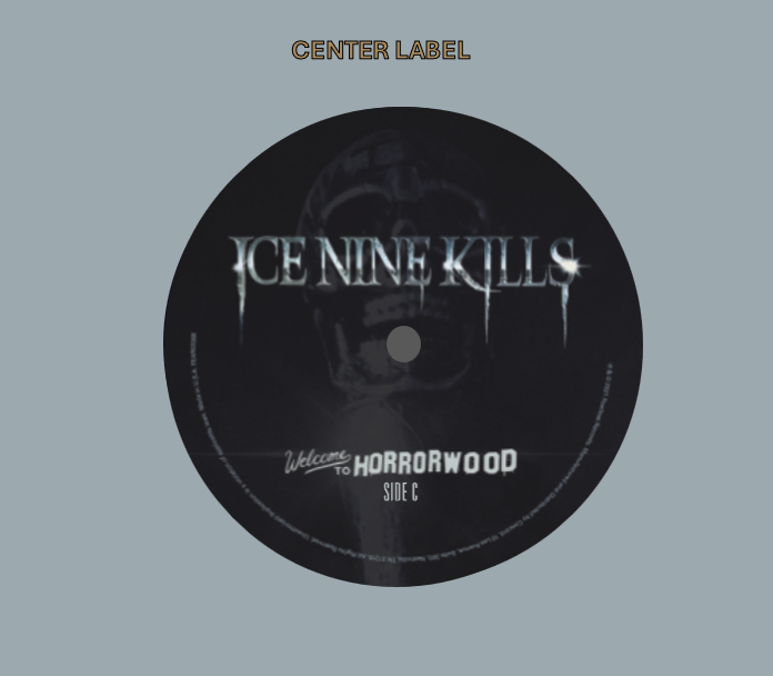Ice Nine Kills - The Silver Scream 2: Welcome to Horrorwood STAMPER PLATE (Disc One, Side B, 1/1, Autographed)