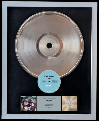 Ryan Adams - Chris STAMPER PLATE (Disc One, Side A, 1/1, Autographed)