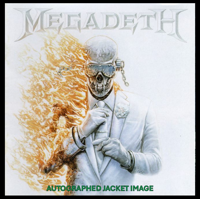 Megadeth - Megadeth STAMPER PLATE (Disc One, Side A, 1/100, Autographed)
