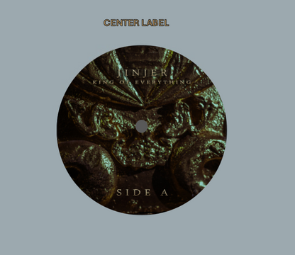 Jinjer - King of Everything STAMPER PLATE (Disc One, Side A, 1/3, Autographed)