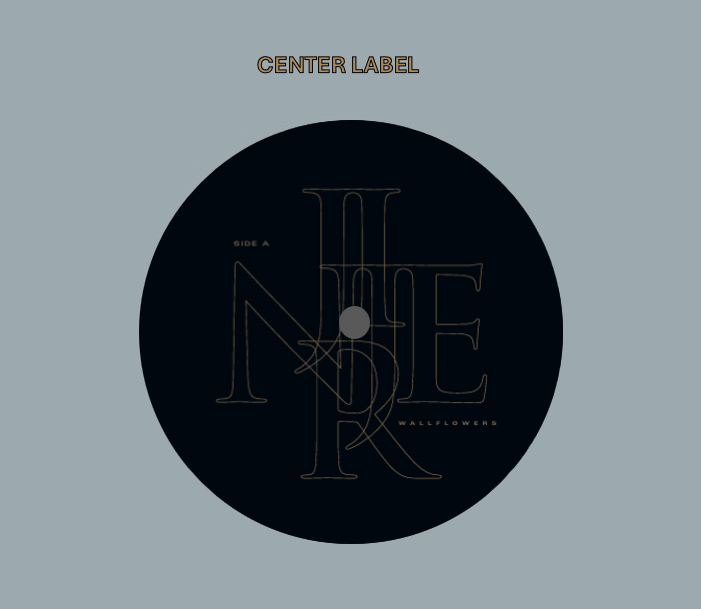 Jinjer - Wallflowers STAMPER PLATE (Disc One, Side A, 1/3, Autographed)