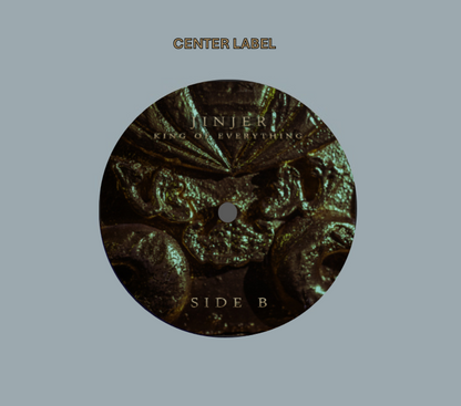 Jinjer - King of Everything STAMPER PLATE (Disc One, Side B, 1/3, Autographed)