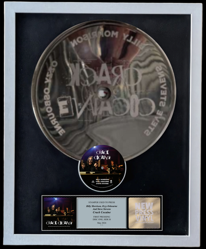 Billy Morrison, Ozzy Osbourne and Steve Stevens - Crack Cocaine STAMPER PLATE (Disc One, Side B, 1/1, ETCH)