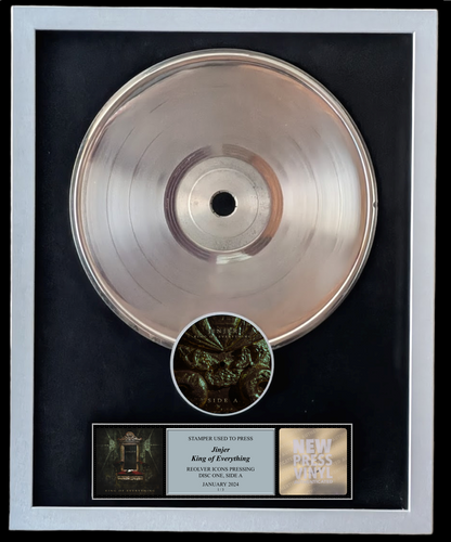Jinjer - King of Everything STAMPER PLATE (Disc One, Side A, 1/3, Autographed)