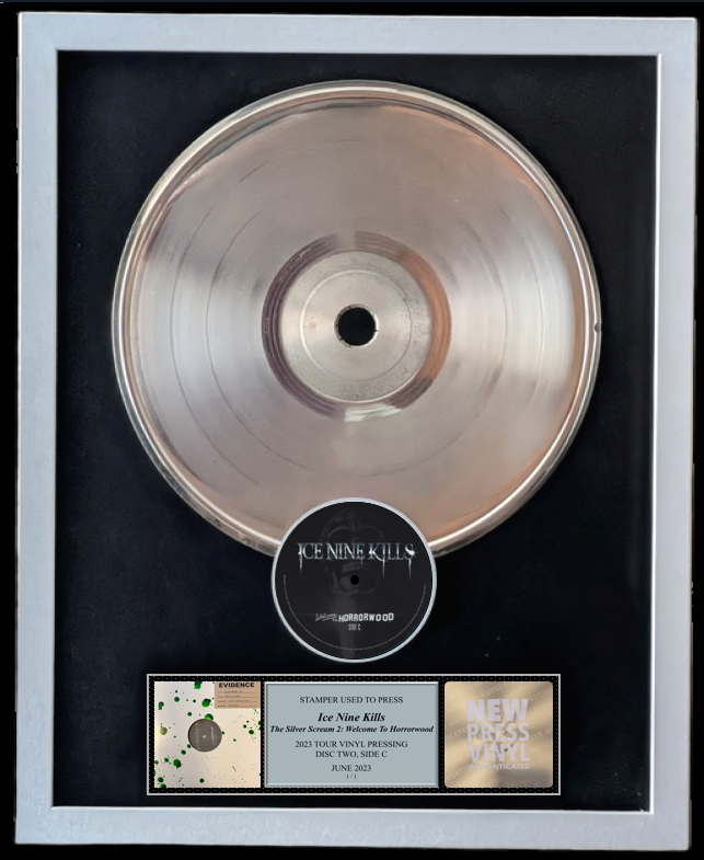 Ice Nine Kills - The Silver Scream 2: Welcome to Horrorwood STAMPER PLATE (Disc Two, Side C, 1/1, Autographed)
