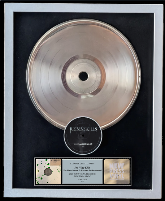Ice Nine Kills - The Silver Scream 2: Welcome to Horrorwood STAMPER PLATE (Disc Two, Side C, 1/1, Autographed)
