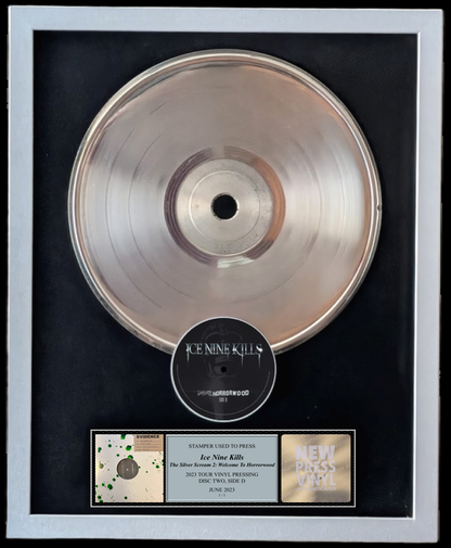 Ice Nine Kills - The Silver Scream 2: Welcome to Horrorwood STAMPER PLATE (Disc Two, Side D, 1/1, Autographed)
