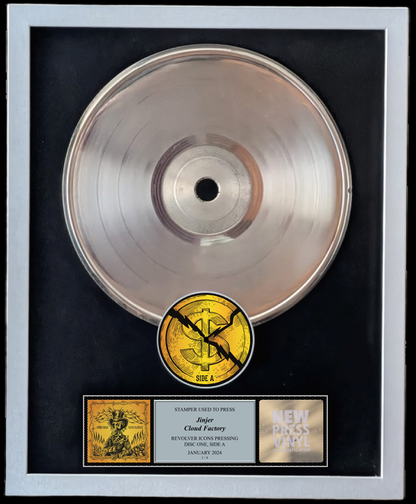 Jinjer - Cloud Factory STAMPER PLATE (Disc One, Side A, 1/4, Autographed)