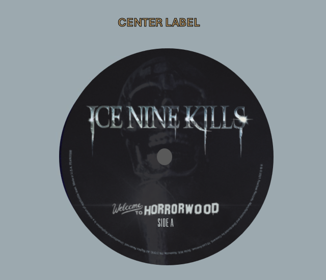 Ice Nine Kills - The Silver Scream 2: Welcome to Horrorwood STAMPER PLATE (Disc One, Side A, 1/1, Autographed)