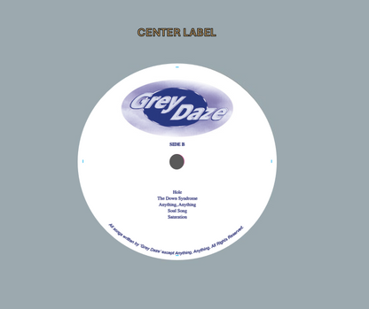 Grey Daze - ...No Sun Today STAMPER PLATE (Disc One, Side B, 1/2)