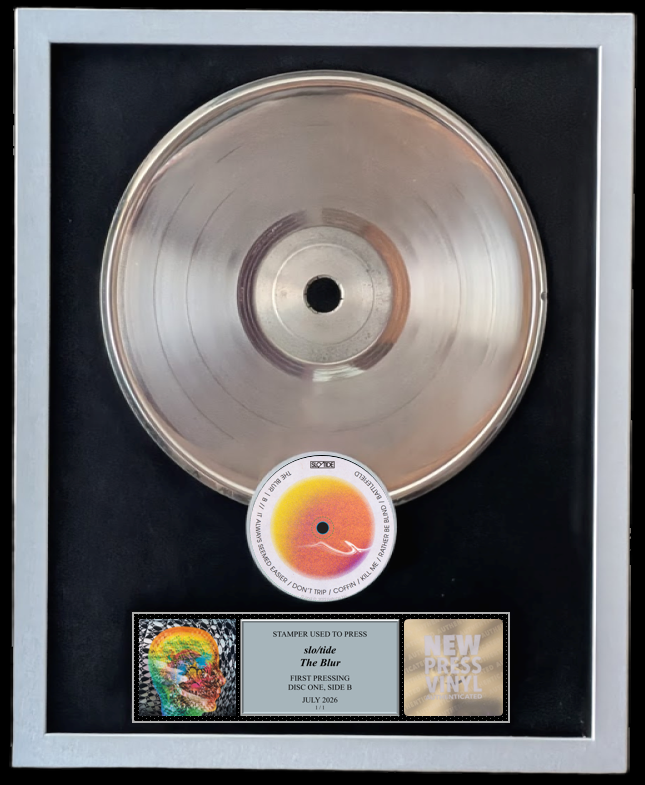 slo/tide 'The Blur' STAMPER PLATE (Disc One, Side B, 1/1, Autographed)