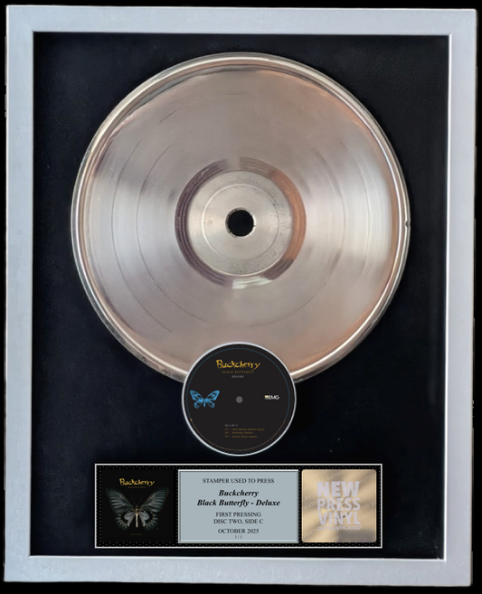 Buckcherry - Black Butterfly - Deluxe STAMPER PLATE (Disc Two, Side C, 1/1, Autographed)