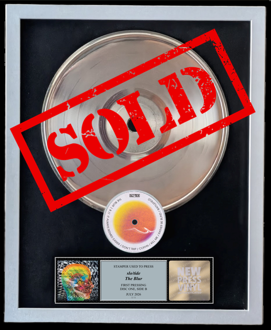 slo/tide 'The Blur' STAMPER PLATE (Disc One, Side B, 1/1, Autographed)