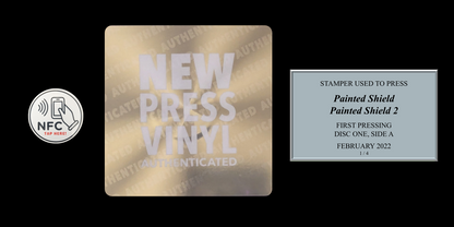 Painted Shield - Painted Shield 2 STAMPER PLATE (Disc One, Side A, 1/4, Autographed)